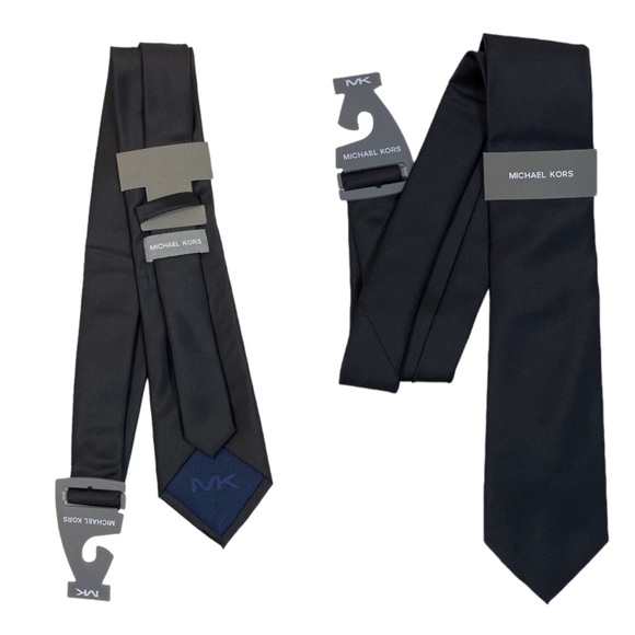 *NWT MICHAEL KORS standard essential black tie - Picture 3 of 3